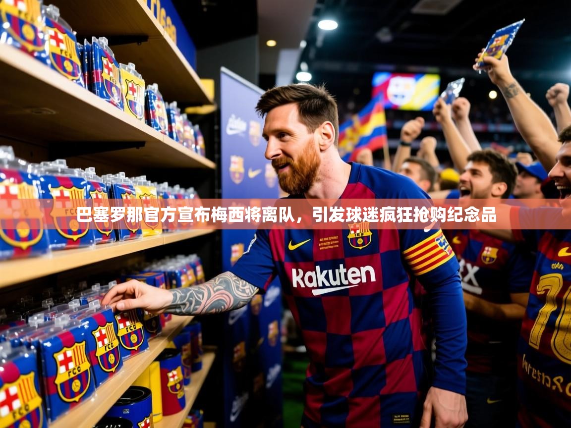 2025爱游戏体育在线客服巴塞罗那官方宣布梅西将离队，引发球迷疯狂抢购纪念品  第4张
